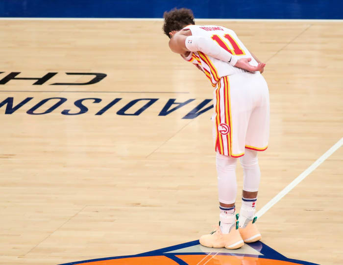 Trae Young and the Atlanta Hawks return to Madison Square Garden to play the New York Knicks on Christmas Day 2021.